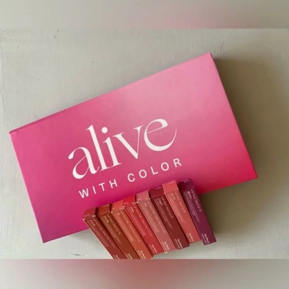 NWT Rare Beauty by Selena Gomez Alive with Color Lip Oils and PR Box Bundle